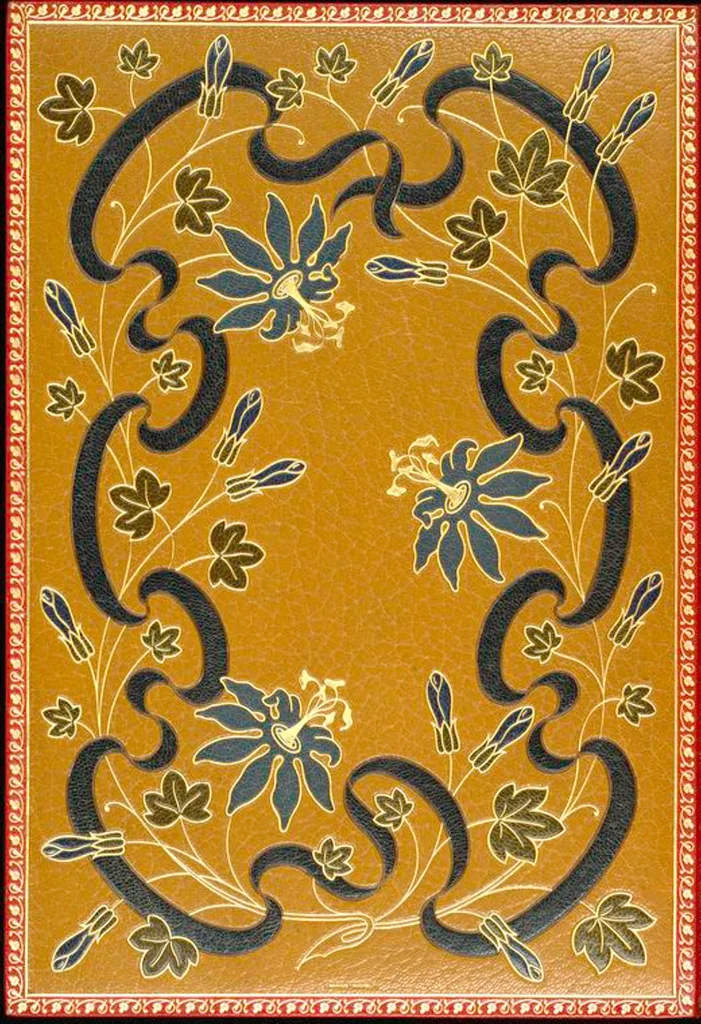 An illustration from Bookbinding : books bequeathed by William Augustus Spencer, 1880, leaf 126