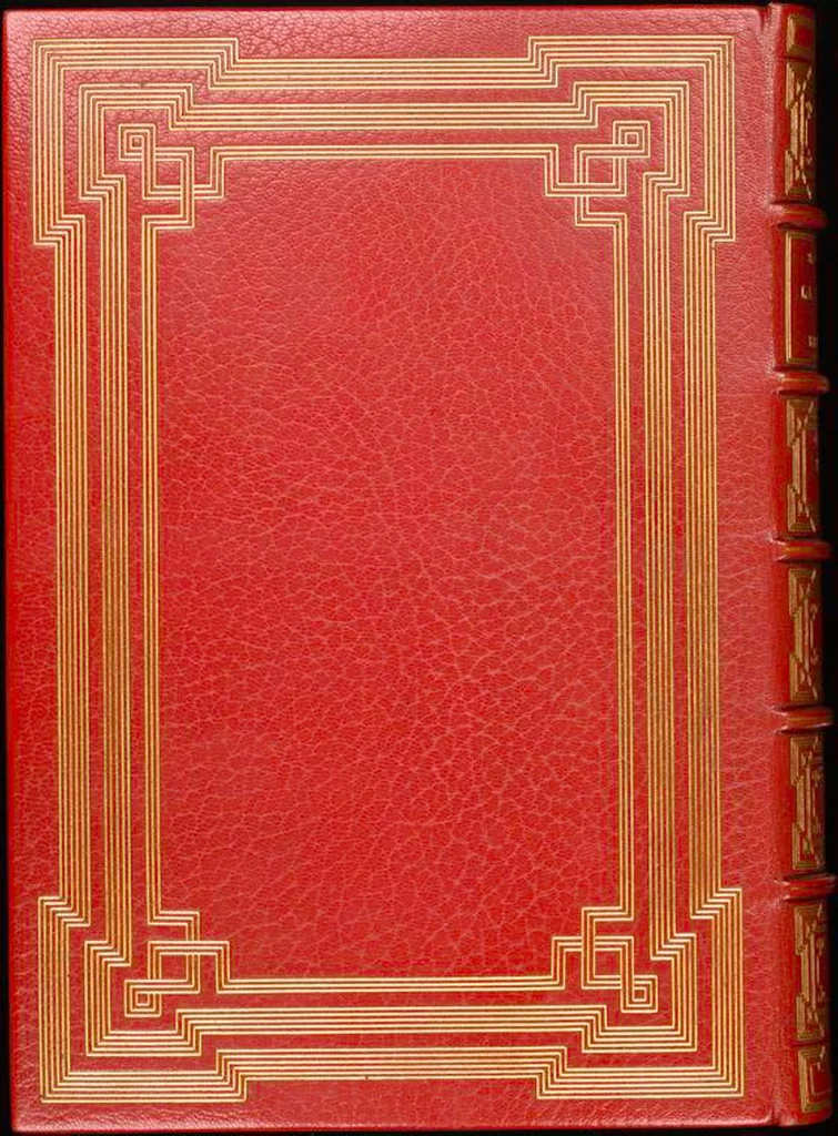 An illustration from Bookbinding : books bequeathed by William Augustus Spencer, 1880, leaf 130
