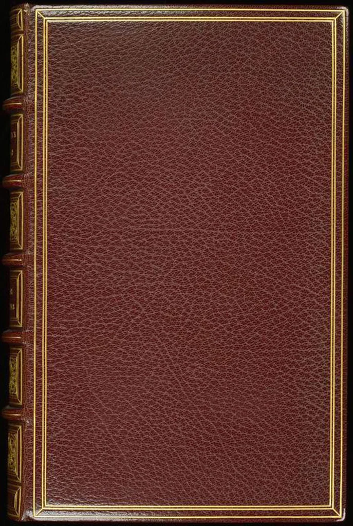 An illustration from Bookbinding : books bequeathed by William Augustus Spencer, 1880, leaf 132