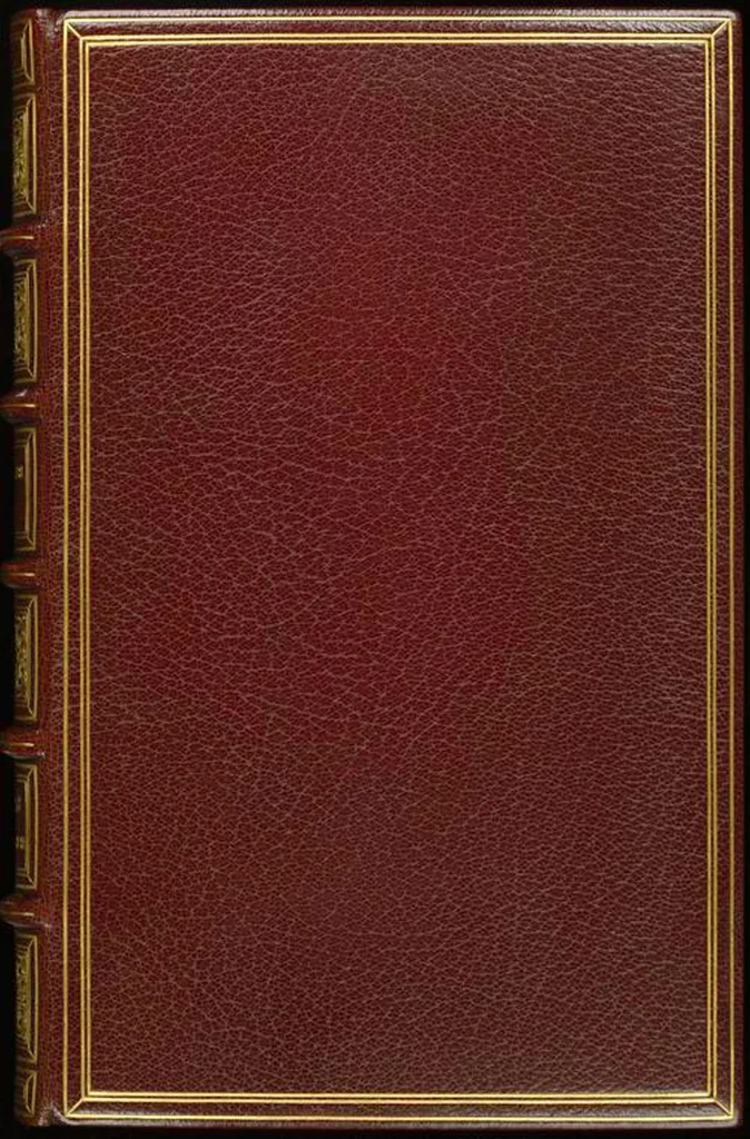 An illustration from Bookbinding : books bequeathed by William Augustus Spencer, 1880, leaf 139