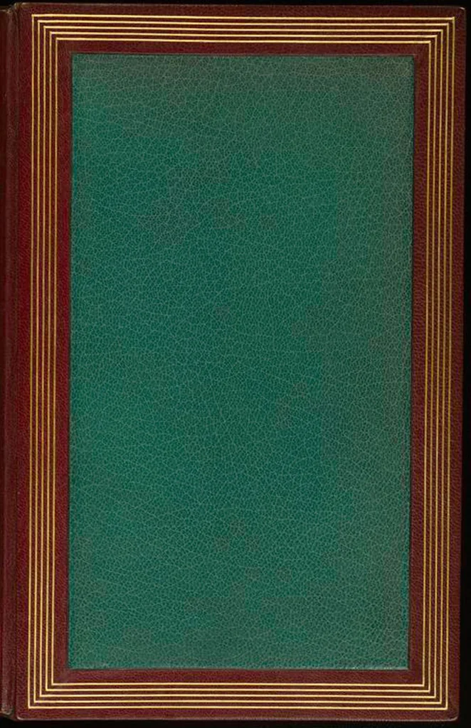 An illustration from Bookbinding : books bequeathed by William Augustus Spencer, 1880, leaf 143