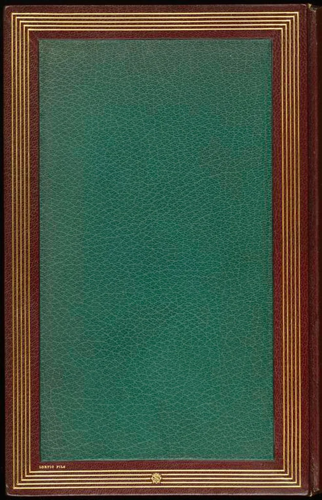 An illustration from Bookbinding : books bequeathed by William Augustus Spencer, 1880, leaf 147