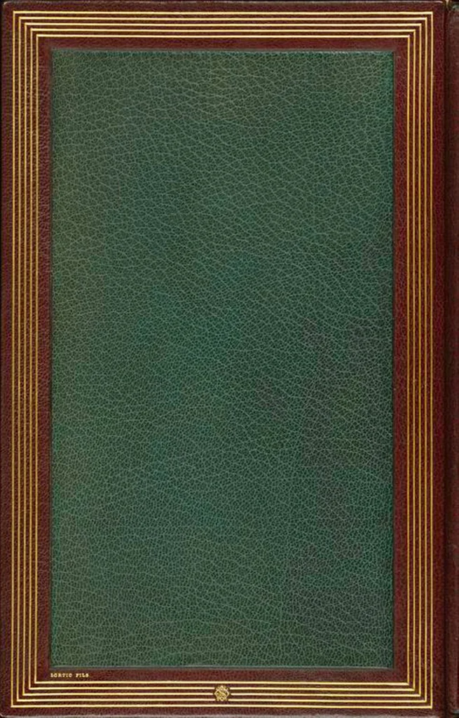 An illustration from Bookbinding : books bequeathed by William Augustus Spencer, 1880, leaf 154