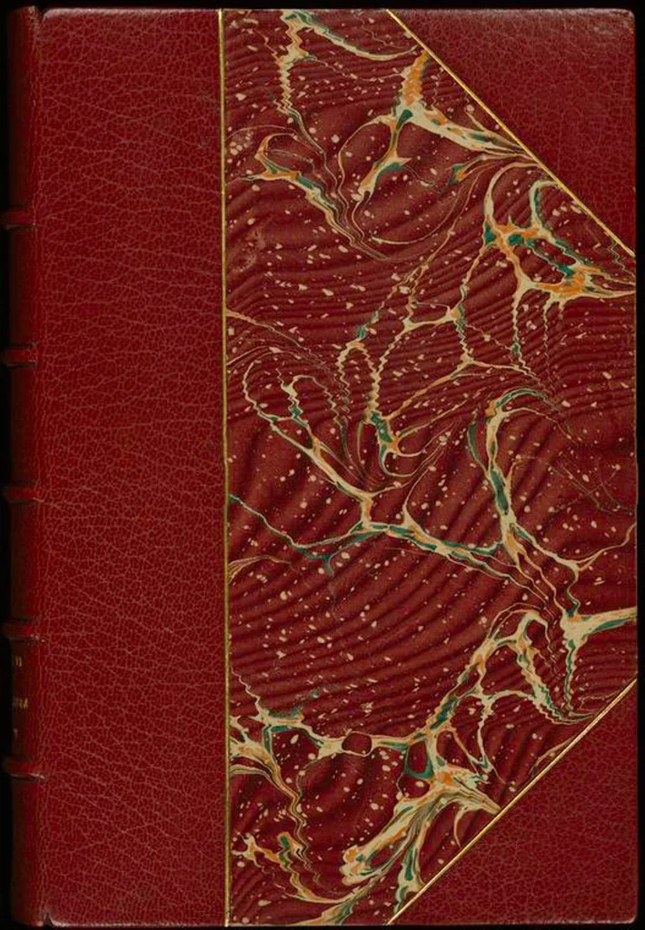 An illustration from Bookbinding : books bequeathed by William Augustus Spencer, 1880, leaf 172