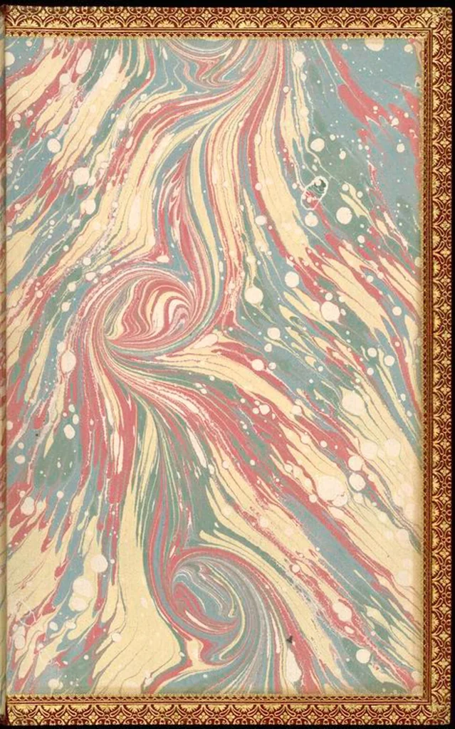An illustration from Bookbinding : books bequeathed by William Augustus Spencer, 1880, leaf 178