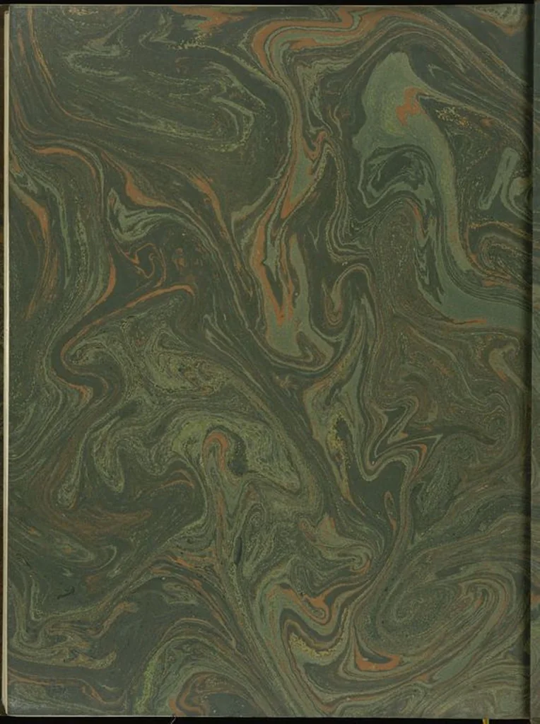 An illustration from Bookbinding : books bequeathed by William Augustus Spencer, 1880, leaf 18