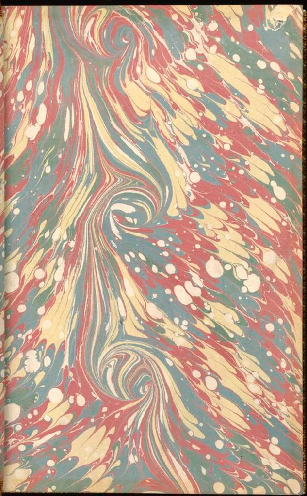 An illustration from Bookbinding : books bequeathed by William Augustus Spencer, 1880, leaf 184