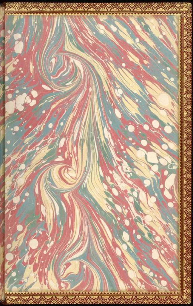 An illustration from Bookbinding : books bequeathed by William Augustus Spencer, 1880, leaf 185