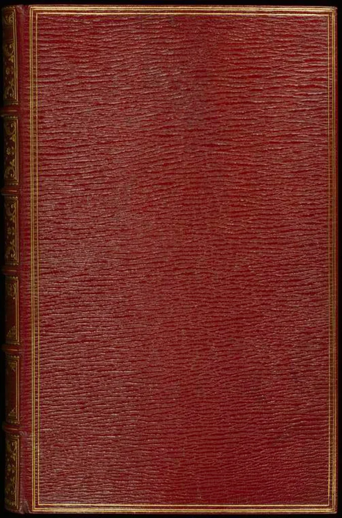 An illustration from Bookbinding : books bequeathed by William Augustus Spencer, 1880, leaf 186