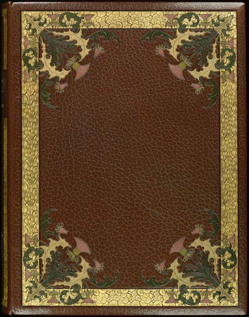 An illustration from Bookbinding : books bequeathed by William Augustus Spencer, 1880, leaf 188