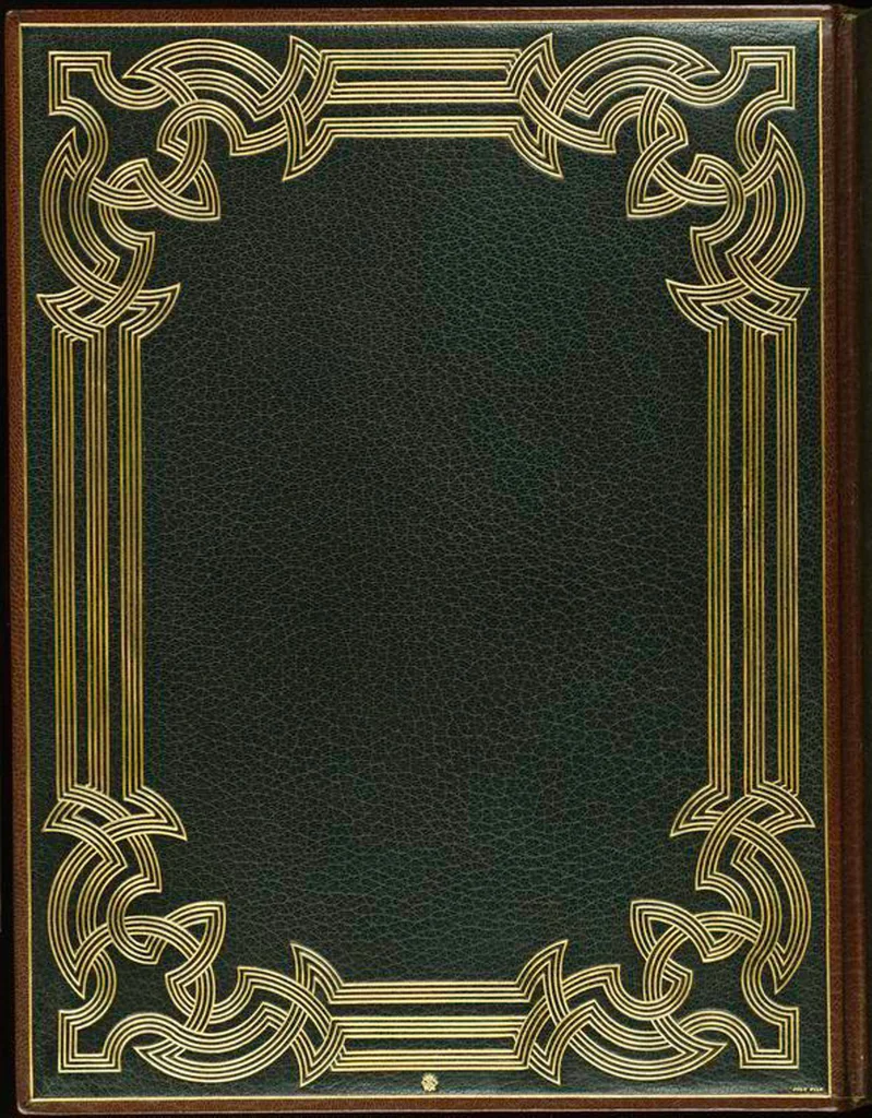 An illustration from Bookbinding : books bequeathed by William Augustus Spencer, 1880, leaf 189