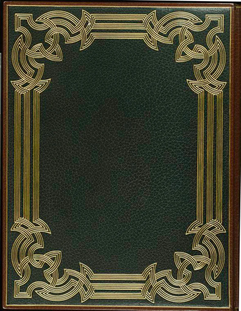 An illustration from Bookbinding : books bequeathed by William Augustus Spencer, 1880, leaf 192