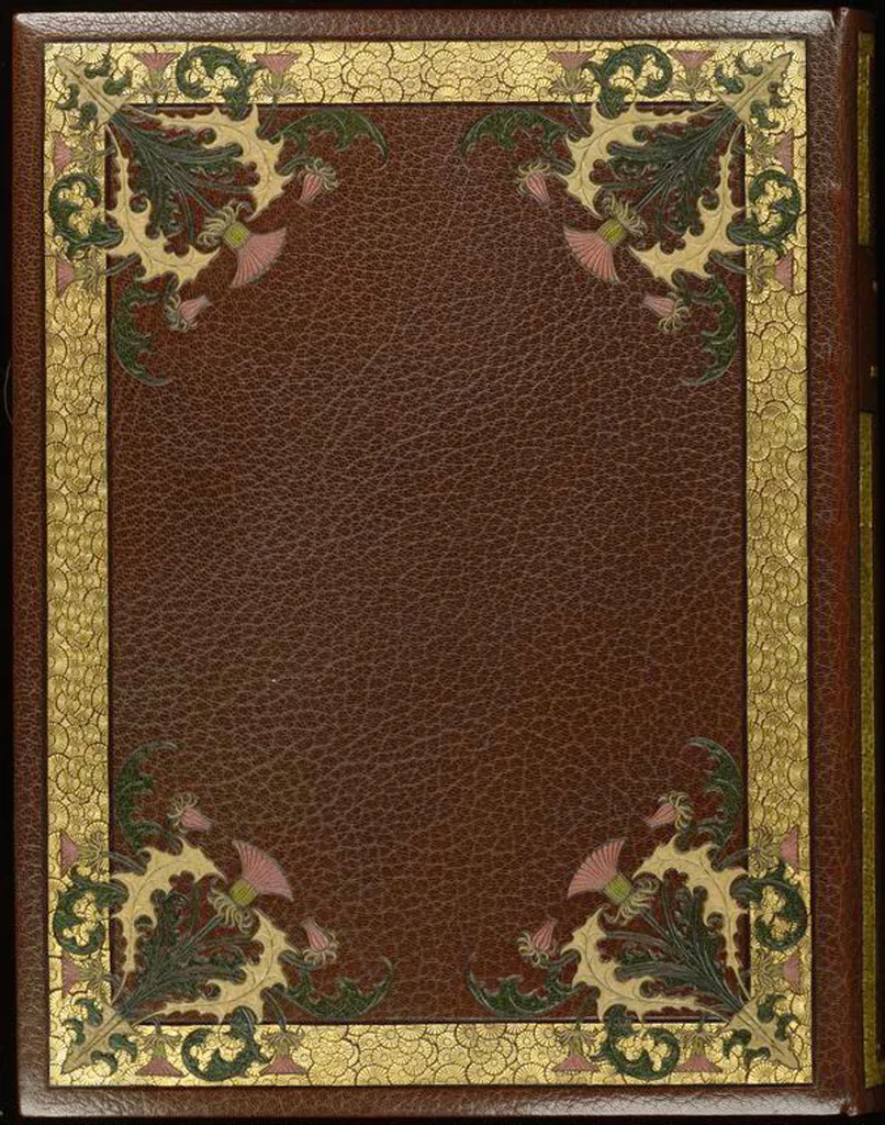 An illustration from Bookbinding : books bequeathed by William Augustus Spencer, 1880, leaf 193
