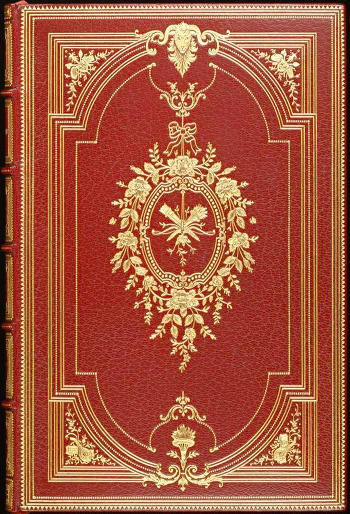 An illustration from Bookbinding : books bequeathed by William Augustus Spencer, 1880, leaf 195