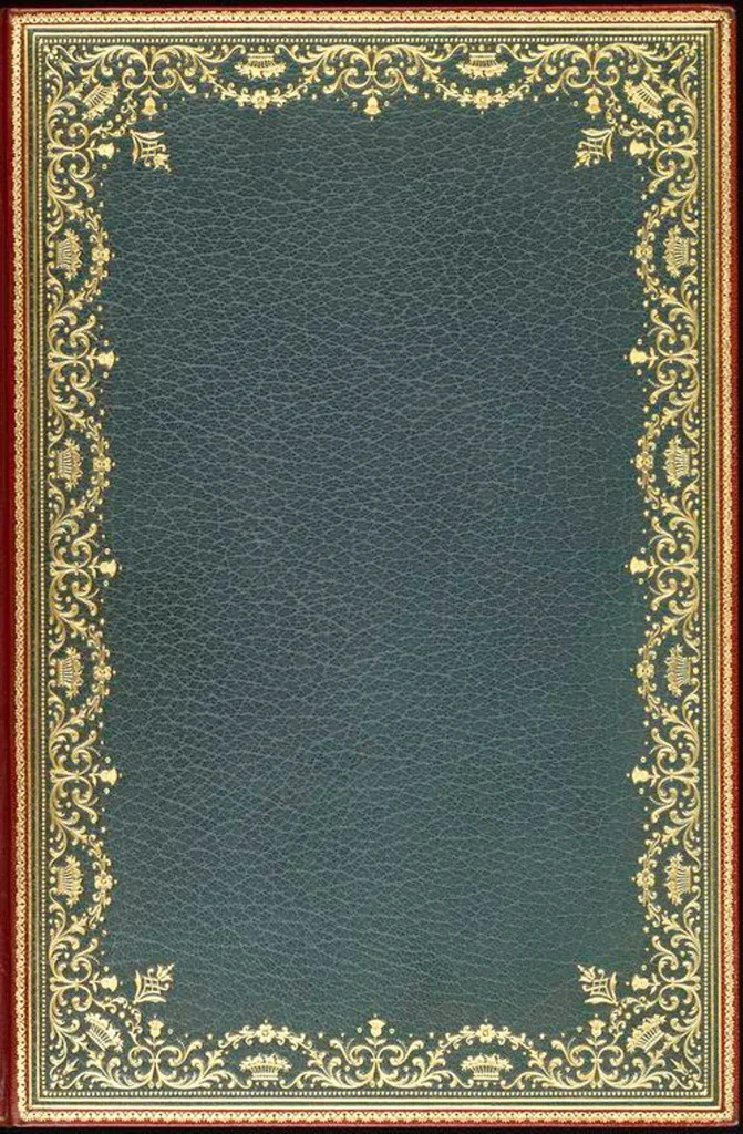 An illustration from Bookbinding : books bequeathed by William Augustus Spencer, 1880, leaf 199
