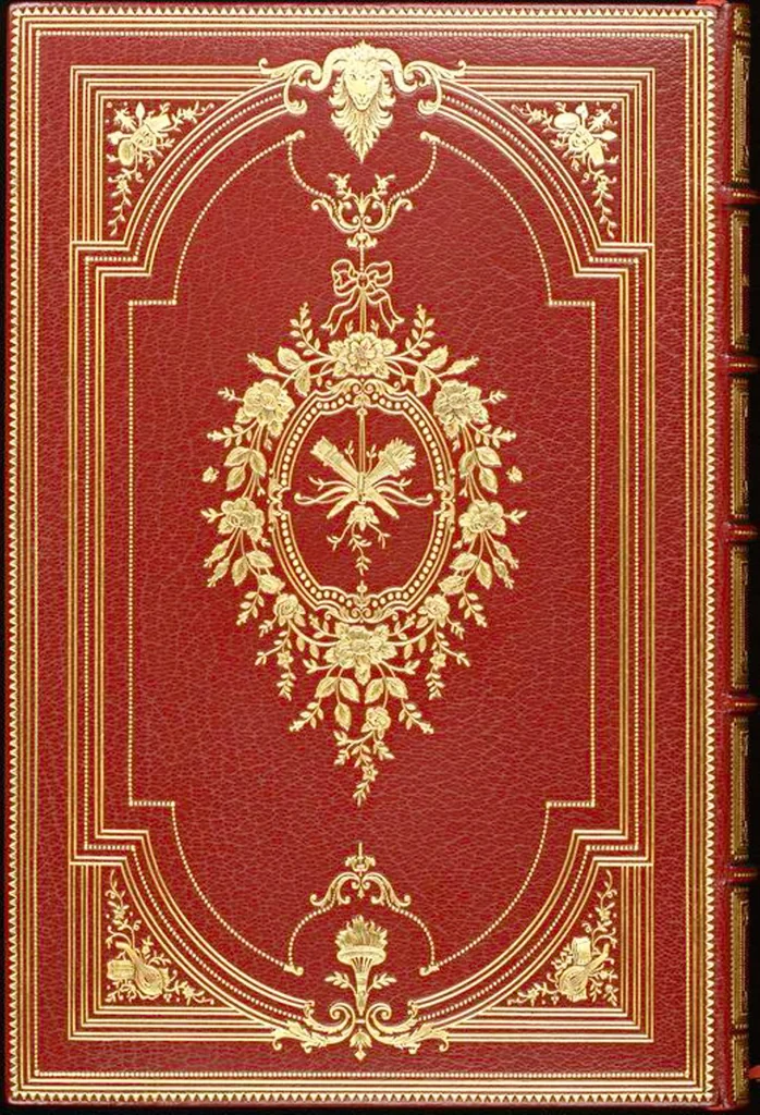 An illustration from Bookbinding : books bequeathed by William Augustus Spencer, 1880, leaf 200