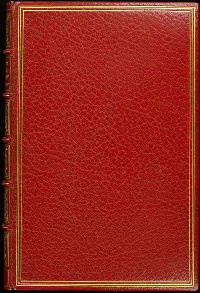 An illustration from Bookbinding : books bequeathed by William Augustus Spencer, 1880, leaf 202