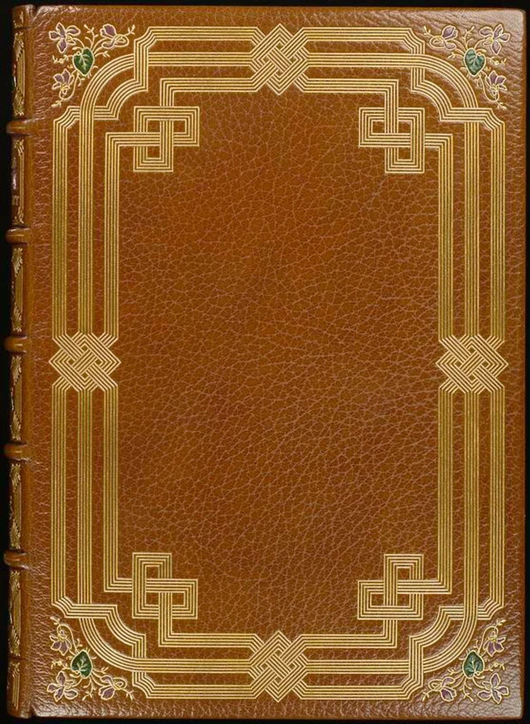 An illustration from Bookbinding : books bequeathed by William Augustus Spencer, 1880, leaf 209