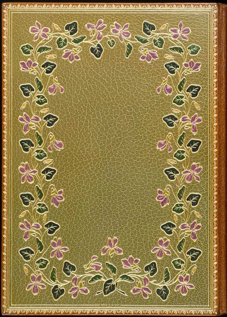 An illustration from Bookbinding : books bequeathed by William Augustus Spencer, 1880, leaf 210