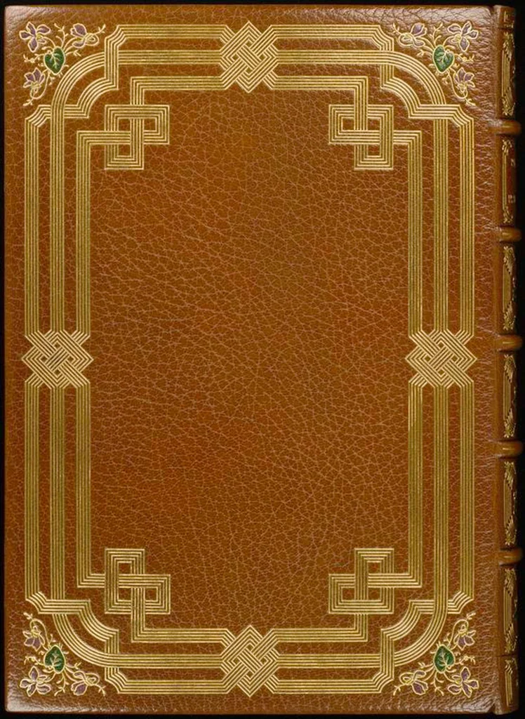 An illustration from Bookbinding : books bequeathed by William Augustus Spencer, 1880, leaf 214
