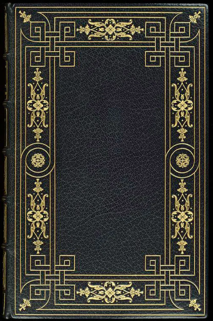 An illustration from Bookbinding : books bequeathed by William Augustus Spencer, 1880, leaf 216