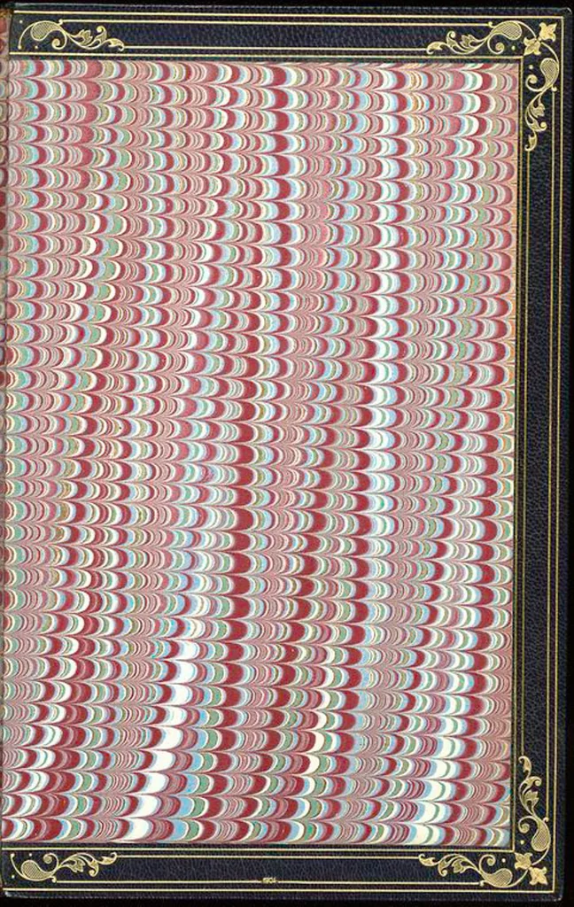 An illustration from Bookbinding : books bequeathed by William Augustus Spencer, 1880, leaf 220