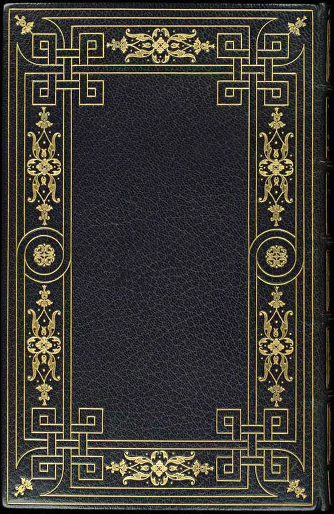 An illustration from Bookbinding : books bequeathed by William Augustus Spencer, 1880, leaf 221