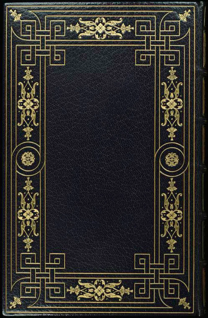 An illustration from Bookbinding : books bequeathed by William Augustus Spencer, 1880, leaf 223