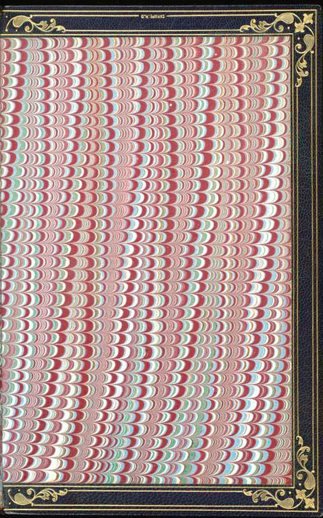 An illustration from Bookbinding : books bequeathed by William Augustus Spencer, 1880, leaf 231