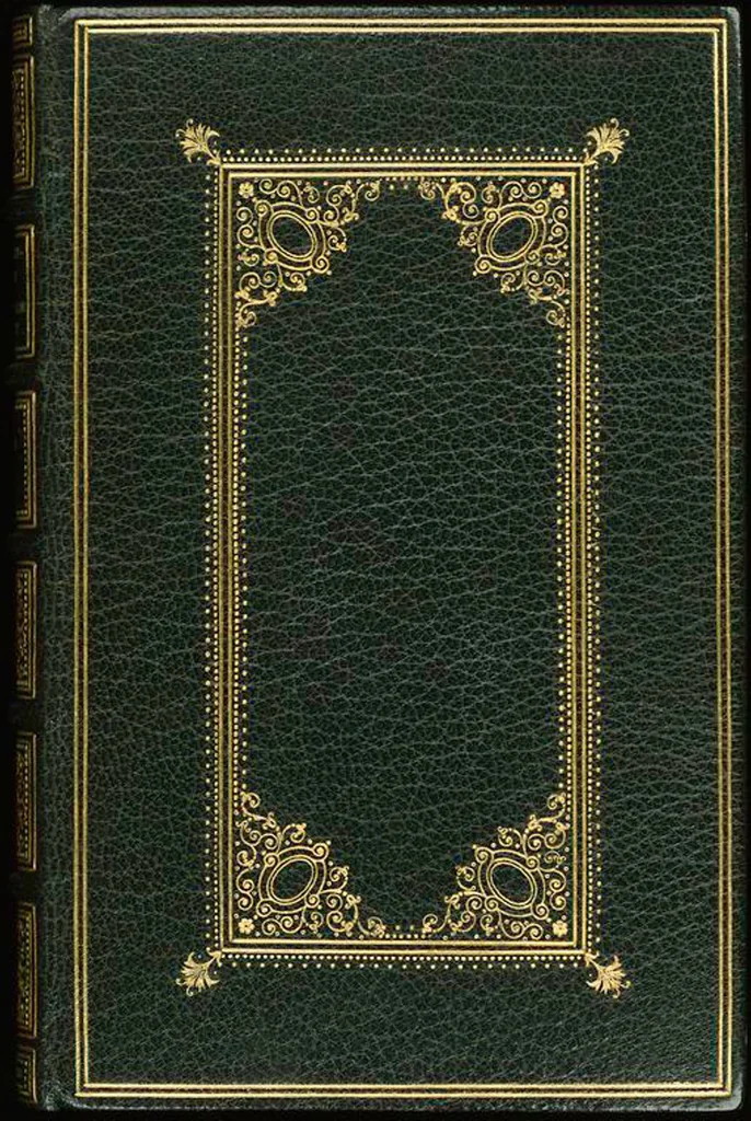An illustration from Bookbinding : books bequeathed by William Augustus Spencer, 1880, leaf 237