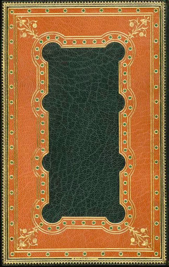 An illustration from Bookbinding : books bequeathed by William Augustus Spencer, 1880, leaf 238