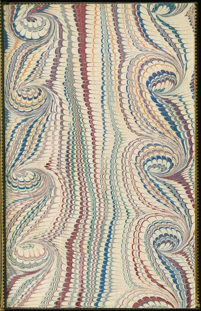 An illustration from Bookbinding : books bequeathed by William Augustus Spencer, 1880, leaf 239