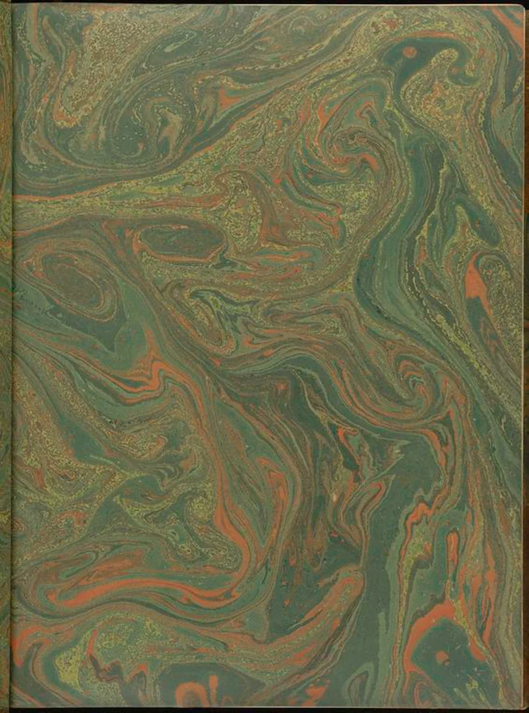 An illustration from Bookbinding : books bequeathed by William Augustus Spencer, 1880, leaf 24