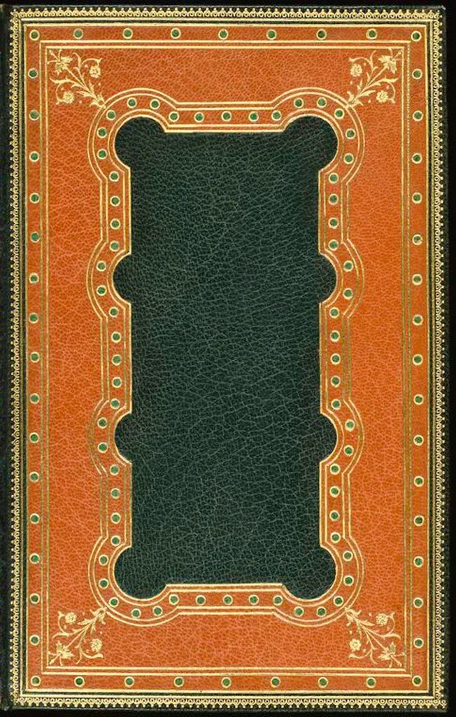An illustration from Bookbinding : books bequeathed by William Augustus Spencer, 1880, leaf 241