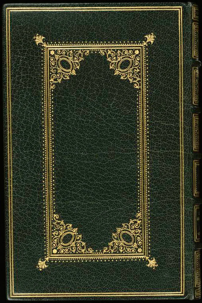 An illustration from Bookbinding : books bequeathed by William Augustus Spencer, 1880, leaf 244