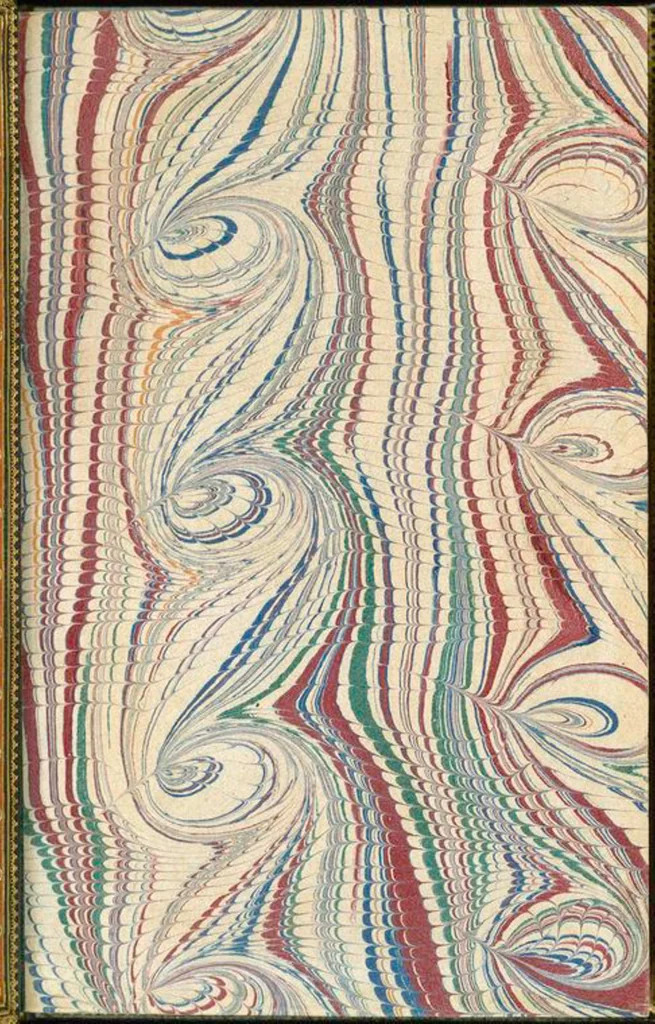 An illustration from Bookbinding : books bequeathed by William Augustus Spencer, 1880, leaf 246