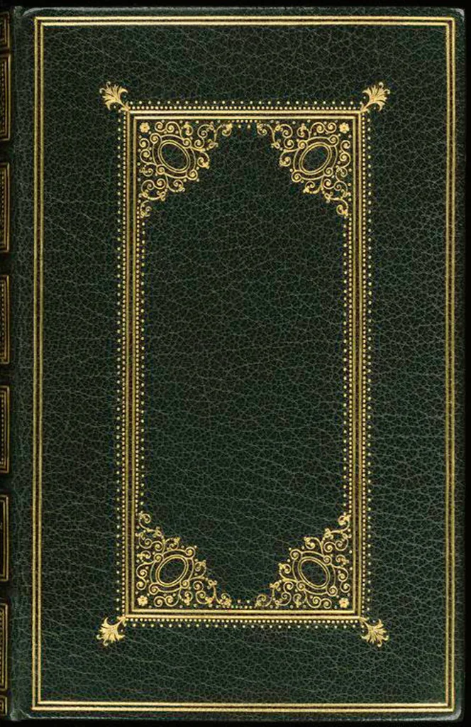 An illustration from Bookbinding : books bequeathed by William Augustus Spencer, 1880, leaf 249