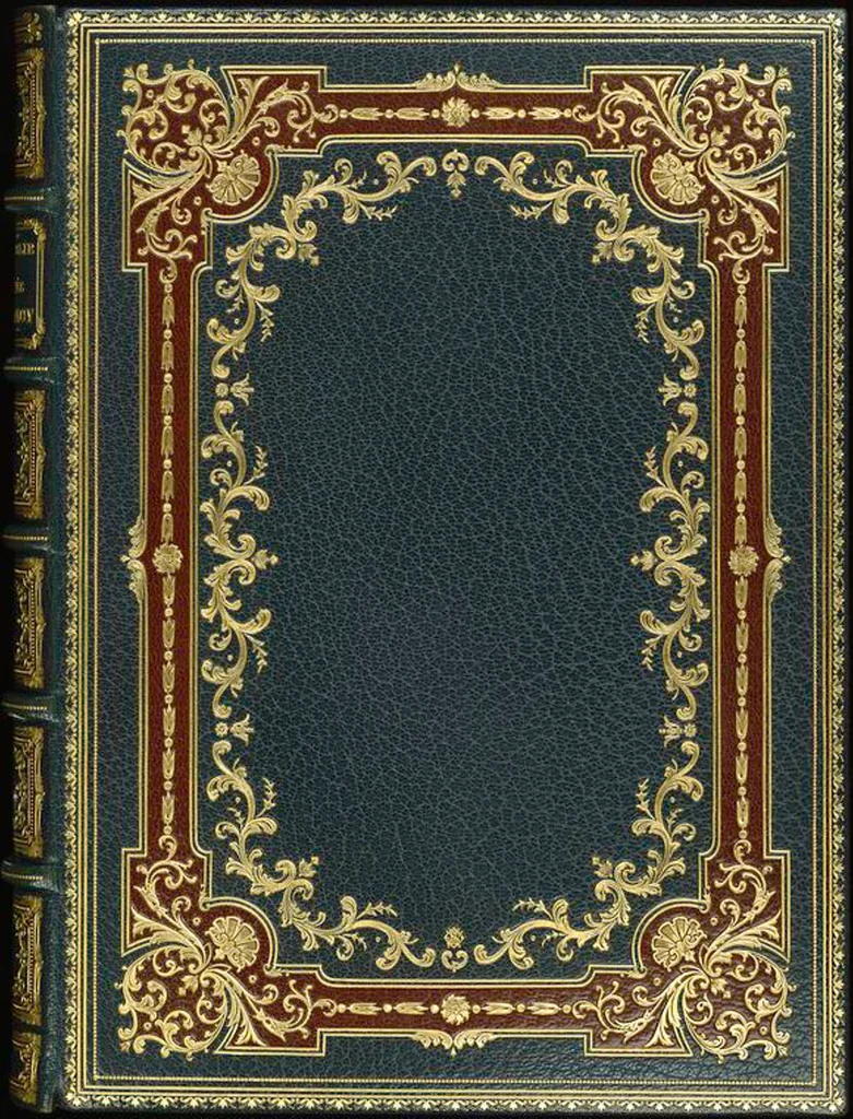 An illustration from Bookbinding : books bequeathed by William Augustus Spencer, 1880, leaf 251