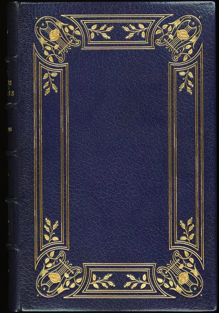 An illustration from Bookbinding : books bequeathed by William Augustus Spencer, 1880, leaf 258