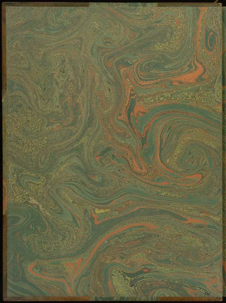 An illustration from Bookbinding : books bequeathed by William Augustus Spencer, 1880, leaf 26