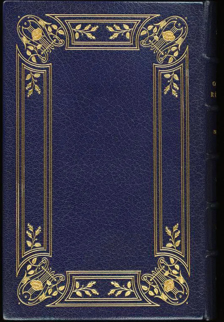 An illustration from Bookbinding : books bequeathed by William Augustus Spencer, 1880, leaf 263