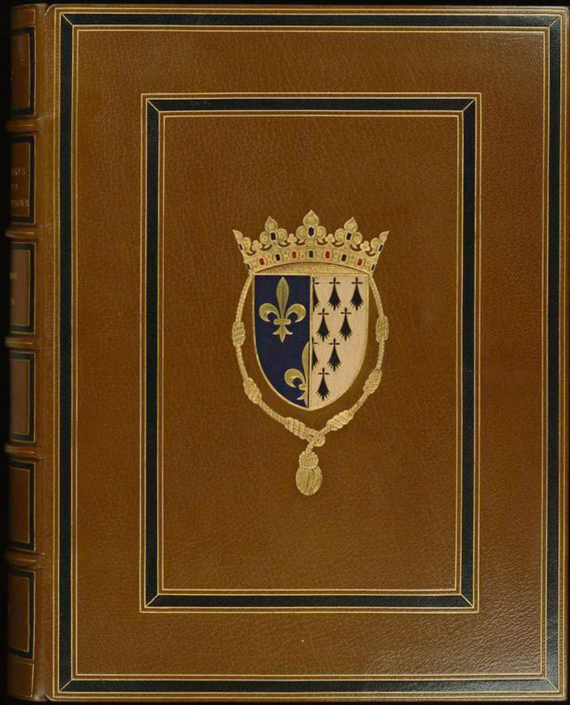 An illustration from Bookbinding : books bequeathed by William Augustus Spencer, 1880, leaf 265