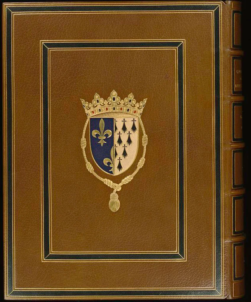 An illustration from Bookbinding : books bequeathed by William Augustus Spencer, 1880, leaf 270