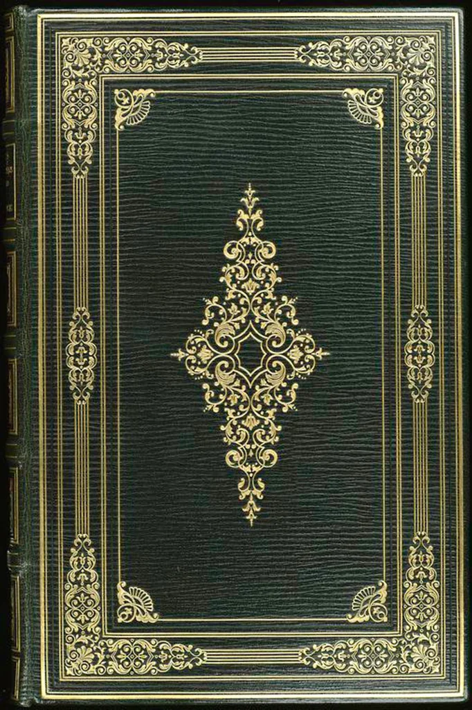 An illustration from Bookbinding : books bequeathed by William Augustus Spencer, 1880, leaf 279