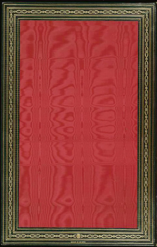 An illustration from Bookbinding : books bequeathed by William Augustus Spencer, 1880, leaf 280