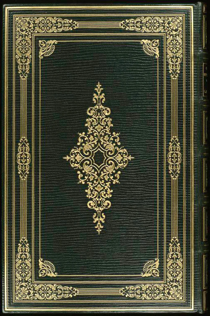 An illustration from Bookbinding : books bequeathed by William Augustus Spencer, 1880, leaf 284