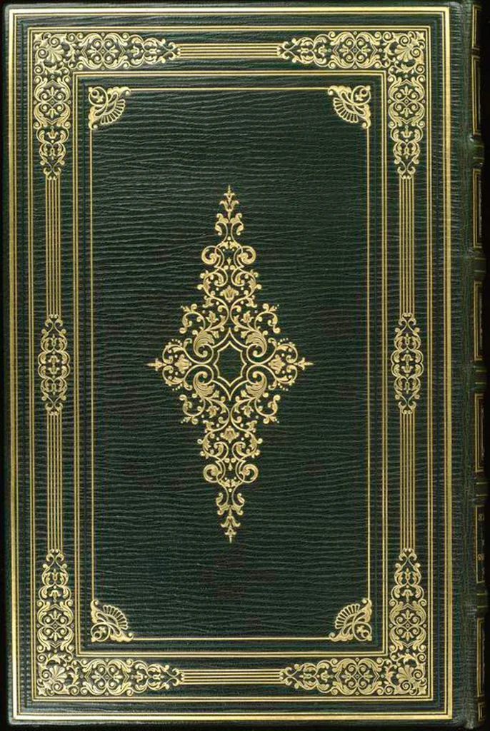 An illustration from Bookbinding : books bequeathed by William Augustus Spencer, 1880, leaf 286