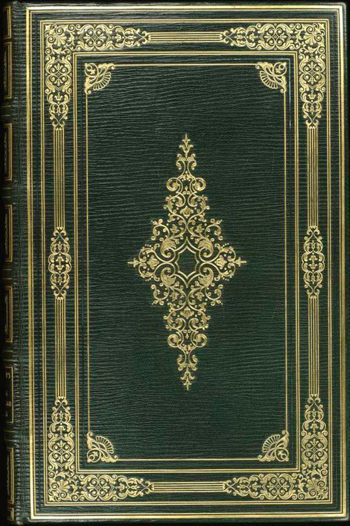 An illustration from Bookbinding : books bequeathed by William Augustus Spencer, 1880, leaf 298