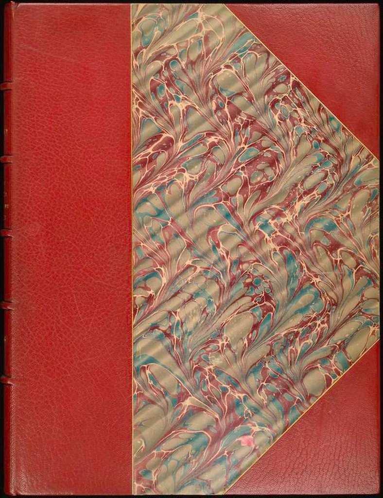 An illustration from Bookbinding : books bequeathed by William Augustus Spencer, 1880, leaf 300