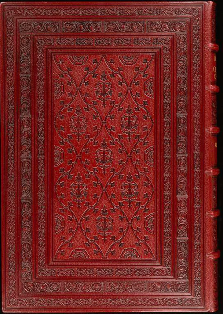 An illustration from Bookbinding : books bequeathed by William Augustus Spencer, 1880, leaf 319